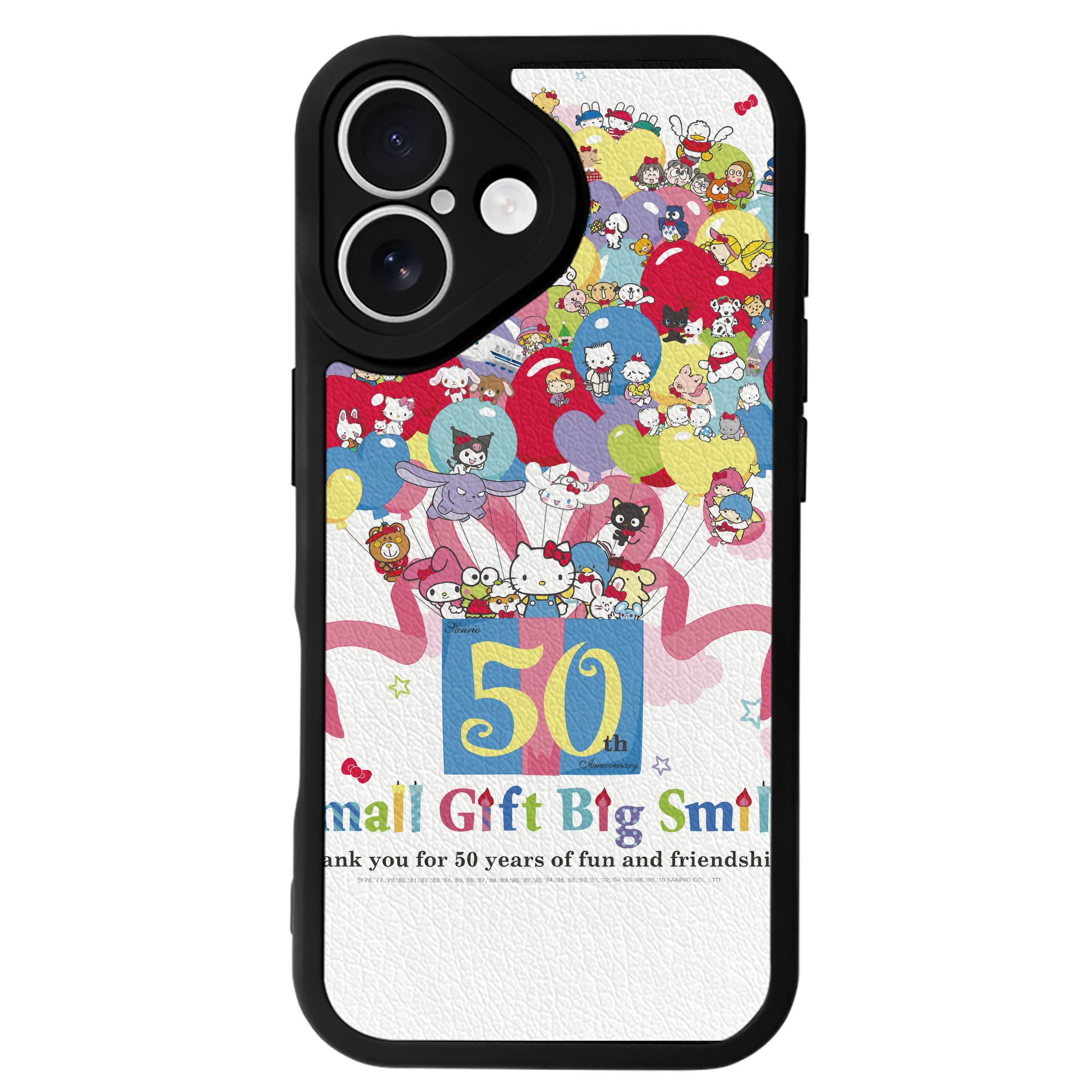 （画像用） Hello Kitty ハローキティ 【iPhone 16シリーズ対応】シリコンスマホケース（レザー調） 材質：シリコン